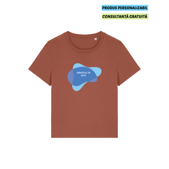 Tricou Dama Muser Heritage Brown Personalizat