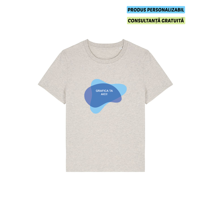 Tricou Dama Muser Heather Haze Personalizat
