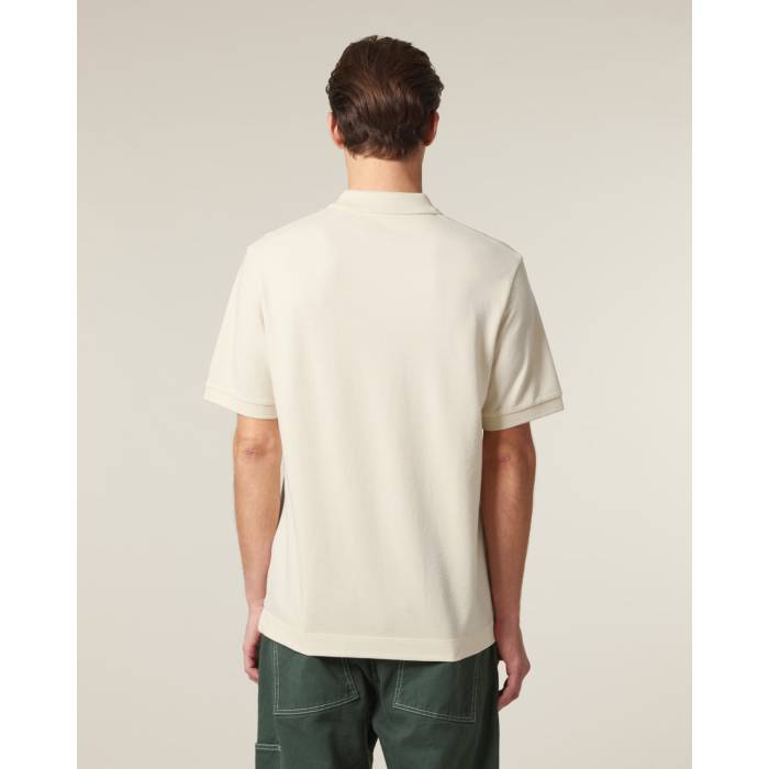 Tricou Polo Unisex Prepster 2.0 Natural Raw Personalizat