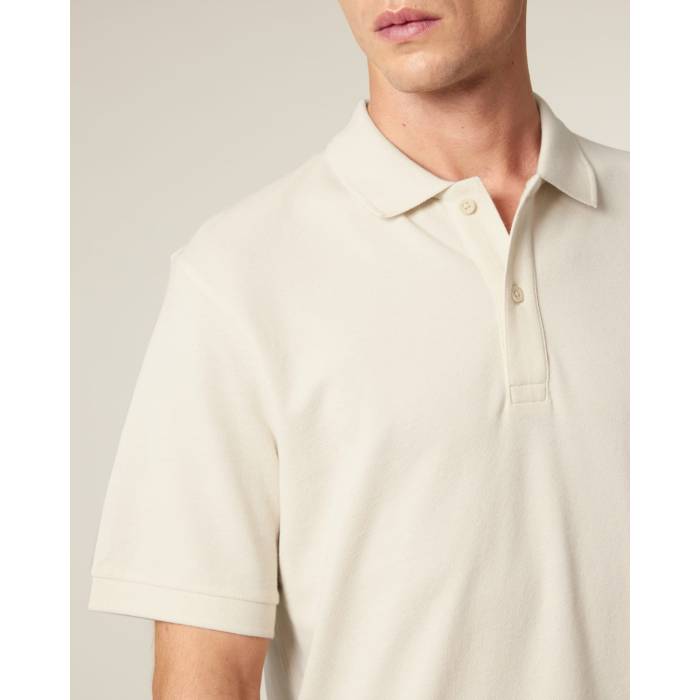 Tricou Polo Unisex Prepster 2.0 Natural Raw Personalizat