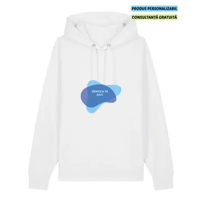 Hanorac Unisex Cruiser 2.0 Alb Personalizat