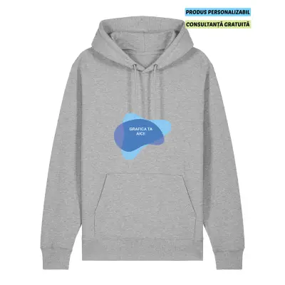 Hanorac Unisex Cruiser 2.0 Heather Grey Personalizat