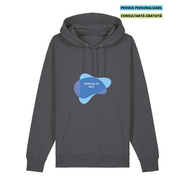 Hanorac Unisex Cruiser 2.0 Anthracite Personalizat