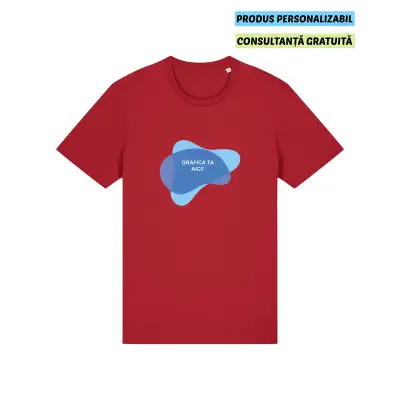 Tricou Unisex Crafter Rosu Personalizat