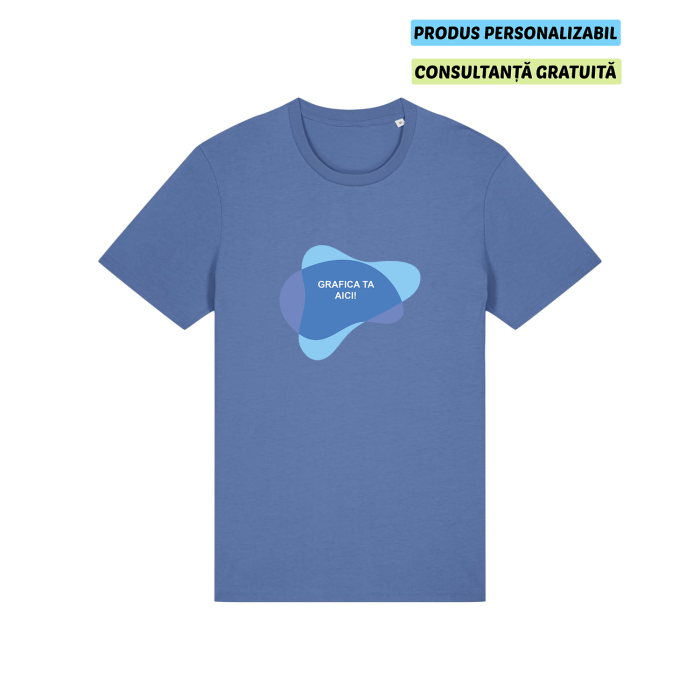 Tricou Unisex Crafter Bright Blue Personalizat