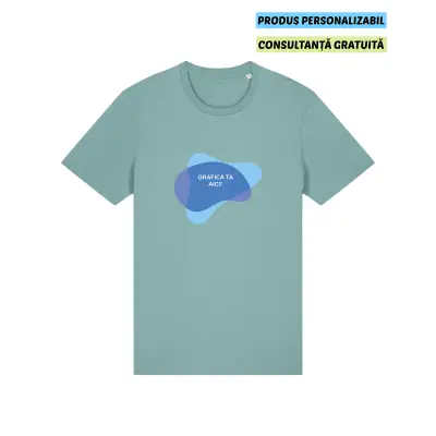 Tricou Unisex Crafter Teal Monstera Personalizat