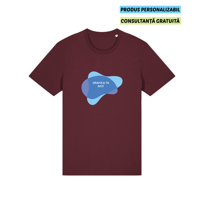Tricou Unisex Crafter Burgundy Personalizat Tricou Unisex Crafter Burgundy Personalizat