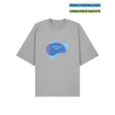 Tricou Unisex Blaster 2.0 Heather Grey Personalizat