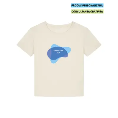 Tricou Dama Serena Natural Raw Personalizat
