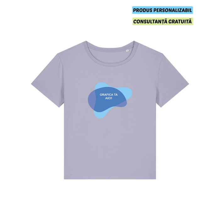 Tricou Dama Serena Lavender Personalizat