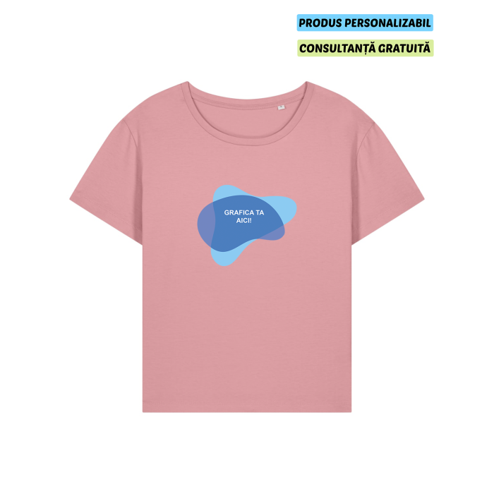 Tricou Dama Serena Pink Joy Personalizat