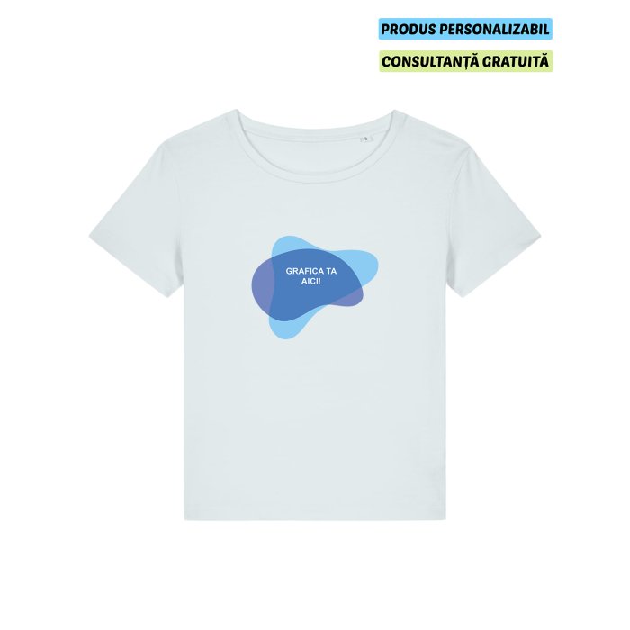 Tricou Dama Serena Blue Ice Personalizat