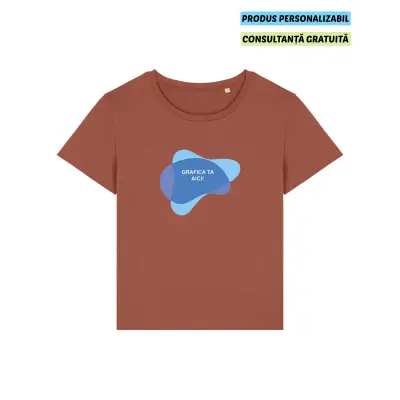 Tricou Dama Serena Heritage Brown Personalizat