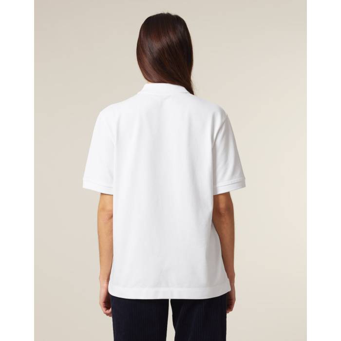 Tricou Polo Unisex Prepster 2.0 Alb Personalizat