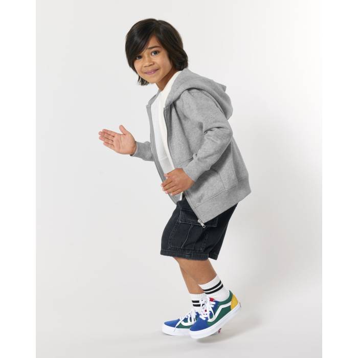 Hanorac Copii Mini Cultivator 2.0 Heather Grey Personalizat