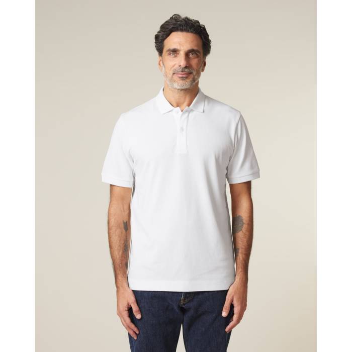 Tricou Polo Unisex Prepster 2.0 Alb Personalizat