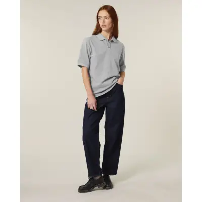 Tricou Polo Unisex Prepster 2.0 Heather Grey Cala