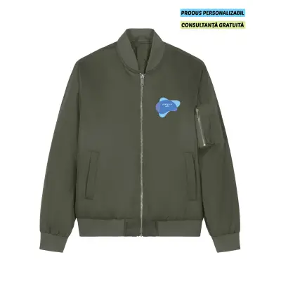 Jacheta Unisex Bomber 2.0 Khaki Personalizata