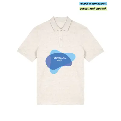 Tricou Polo Unisex Prepster 2.0 Eco-Heather Personalizat