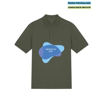 Tricou Polo Unisex Prepster 2.0 Khaki Personalizat
