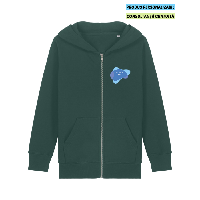 Hanorac Copii Mini Cultivator 2.0 Glazed Green Personalizat