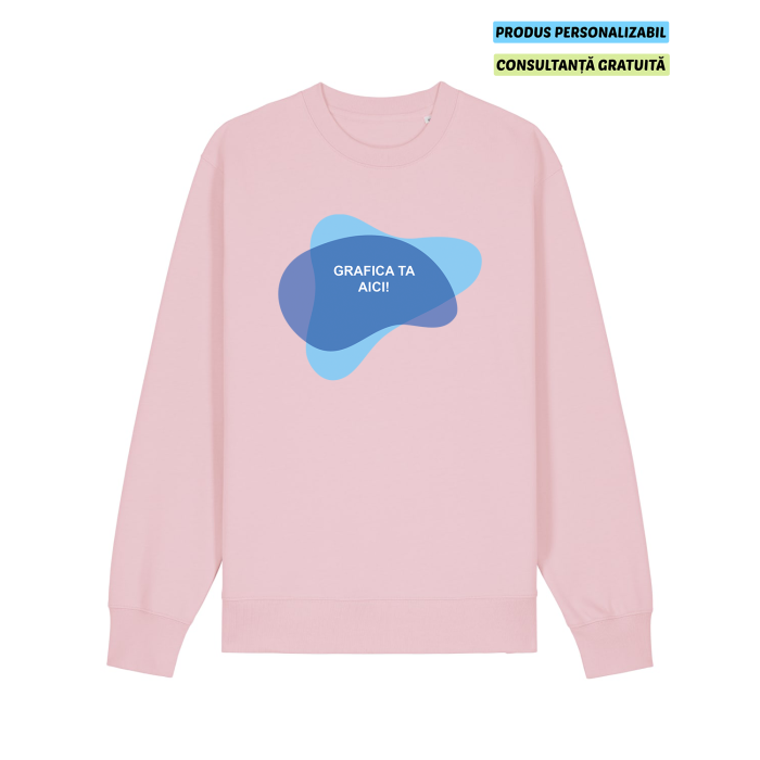Bluza Unisex Changer 2.0 Cotton Pink Personalizata