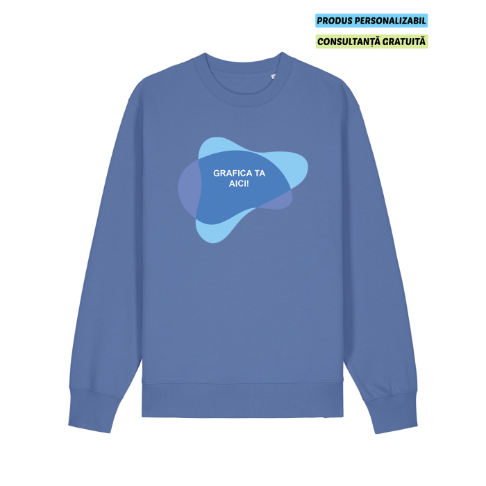 Bluza Unisex Changer 2.0 Bright Blue Personalizata