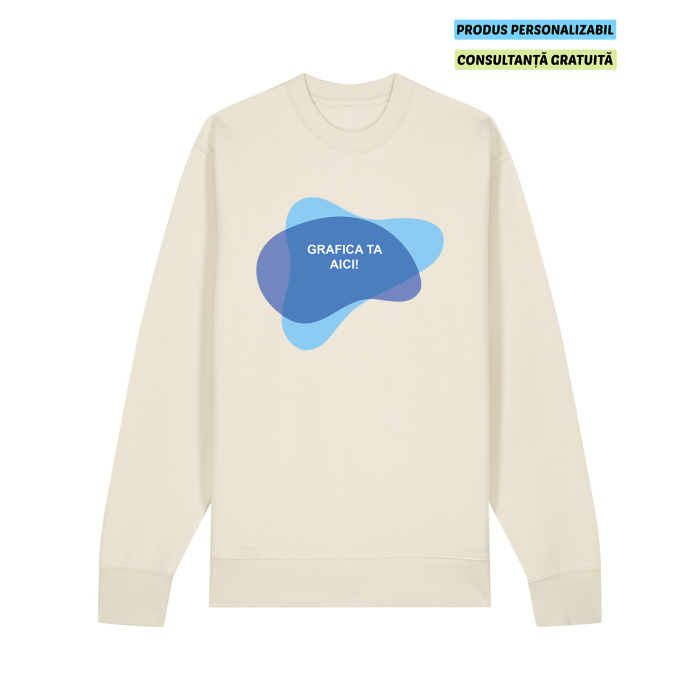 Bluza Unisex Changer 2.0 Natural Raw Personalizata