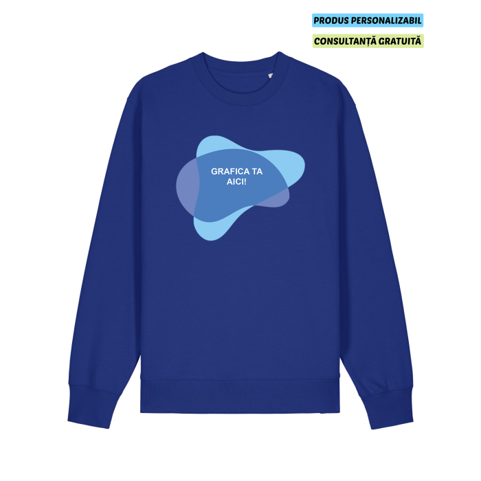 Bluza Unisex Changer 2.0 Worker Blue Personalizata Bluza Unisex Changer 2.0 Worker Blue Personalizata