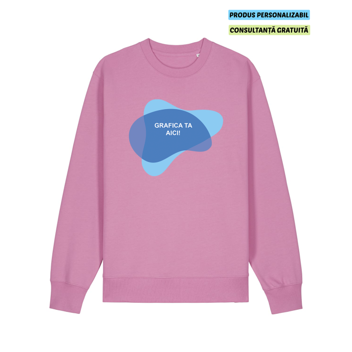 Bluza Unisex Changer 2.0 Bubble Pink Personalizata