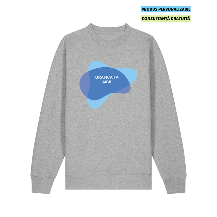 Bluza Unisex Changer 2.0 Heather Grey Personalizata