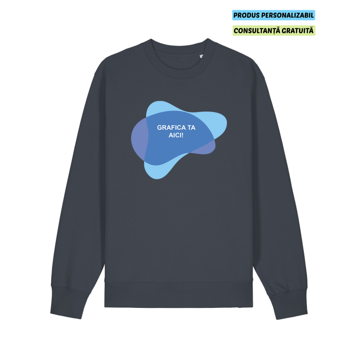 Bluza Unisex Changer 2.0 India Ink Grey Personalizata