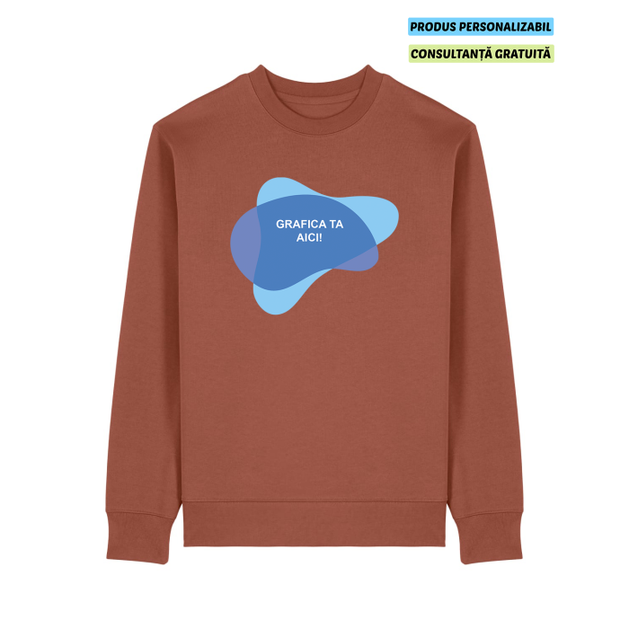 Bluza Unisex Changer 2.0 Heritage Brown Personalizata