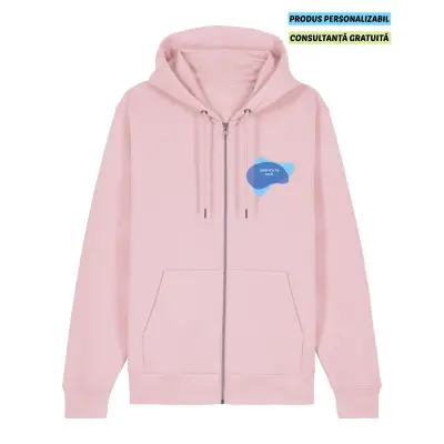 Hanorac Unisex Cultivator 2.0 Cotton Pink Personalizat