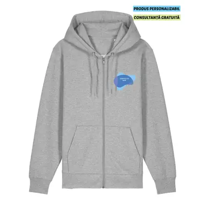 Hanorac Unisex Cultivator 2.0 Heather Grey Personalizat