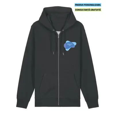 Hanorac Unisex Cultivator 2.0 Dark Heather Grey Personalizat