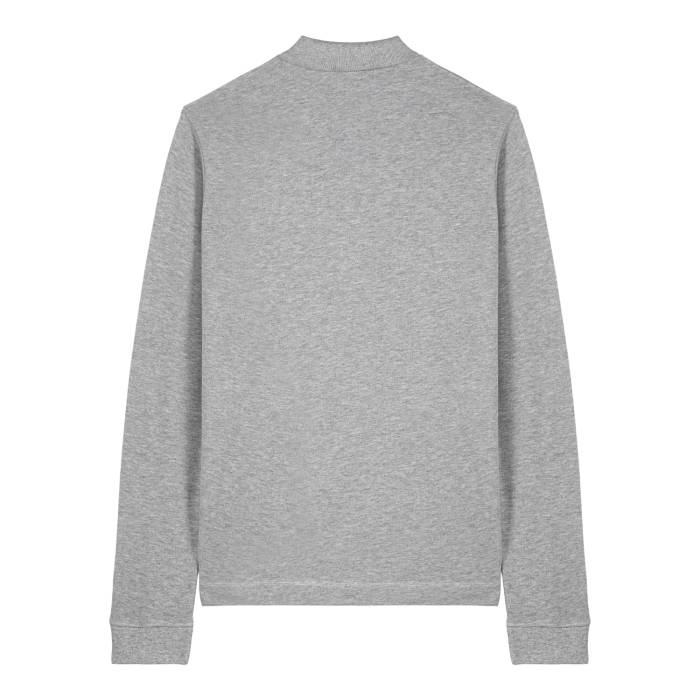 Tricou Polo Unisex Prepster 2.0 Long Sleeve Heather Grey Cala