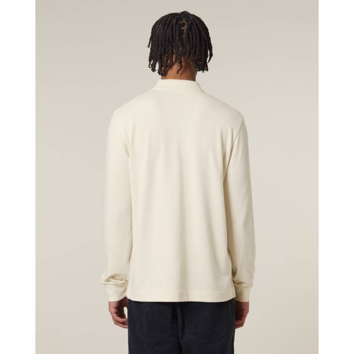 Tricou Polo Unisex Prepster 2.0 Long Sleeve Natural Raw Cala