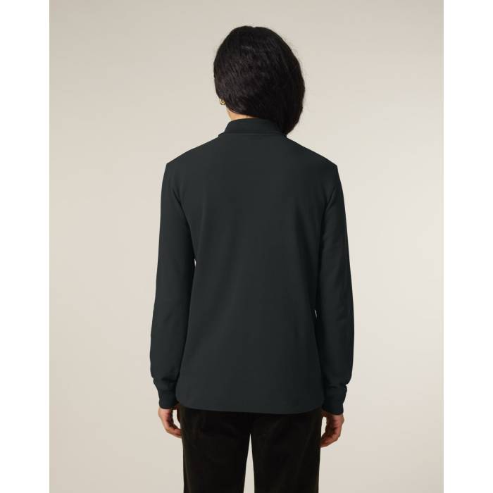 Tricou Polo Unisex Prepster 2.0 Long Sleeve Negru Cala