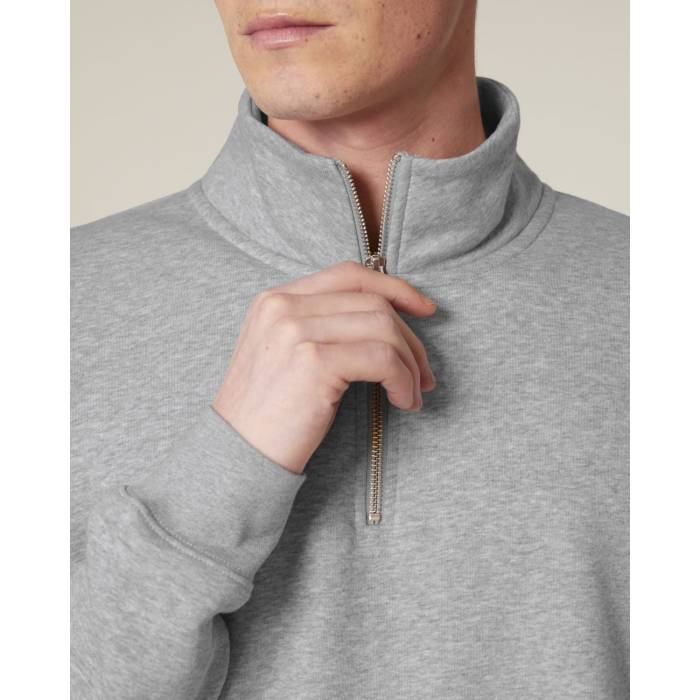Bluza Unisex Trucker 2.0 Heather Grey Personalizata