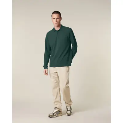 Tricou Polo Unisex Prepster 2.0 Long Sleeve Glazed Green Cala