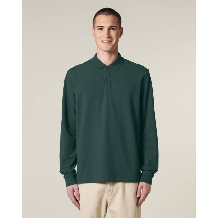 Tricou Polo Unisex Prepster 2.0 Long Sleeve Glazed Green Cala