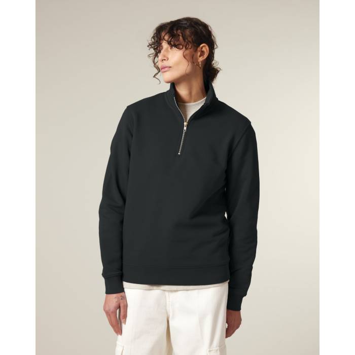 Bluza Unisex Trucker 2.0 Negru Personalizata