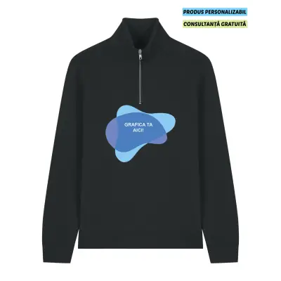 Bluza Unisex Trucker 2.0 Negru Personalizata