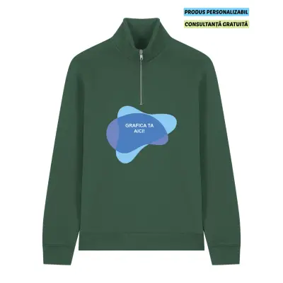 Bluza Unisex Trucker 2.0 Bottle Green Personalizata