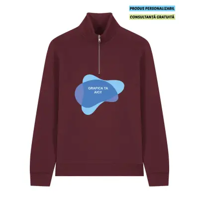 Bluza Unisex Trucker 2.0 Burgundy Personalizata