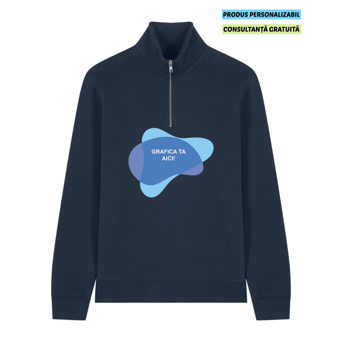 Bluza Unisex Trucker 2.0 French Navy Personalizata