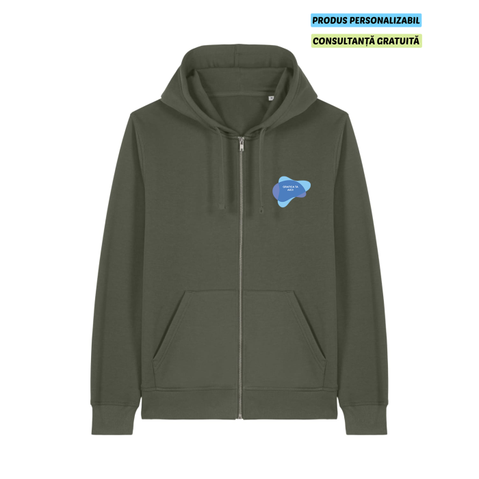 Hanorac Unisex Mixer Khaki Personalizat