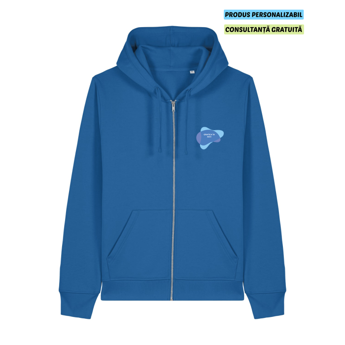 Hanorac Unisex Mixer Royal Blue Personalizat