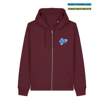 Hanorac Unisex Mixer Burgundy Personalizat